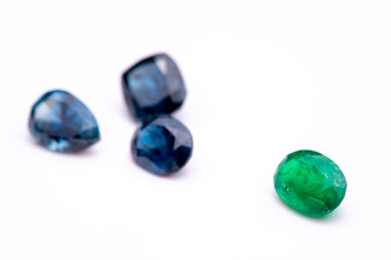 Sapphire and Emerald Gemstones