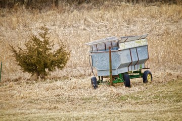 Nineteen Fifties Style Grain Wagon