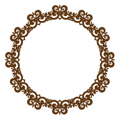 周年イベントやお祝い事などで使いやすいゴージャスでアンティーク調のフレームデザイン