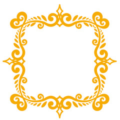 周年イベントやお祝い事などで使いやすいゴージャスでアンティーク調のフレームデザイン