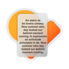 Sticker icon. Abstract paper infografics. Vector in lable style