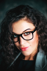 Fototapeta premium smiling pretty businesswoman