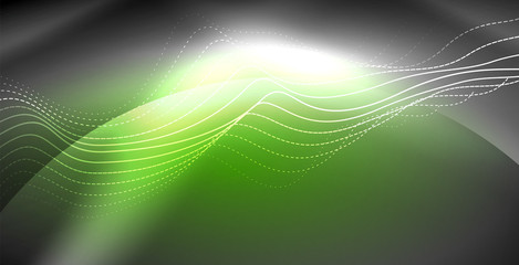 Neon lines shiny glowing background