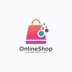 Online Shop Logo - Vector logo template