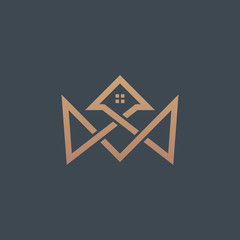 King House Logo - Vector logo template