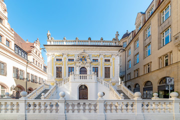 Leipzig, alte Handelsbörse, historisches Gebäude