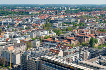 Leipzig, Luftaufnahme, Zentrum, Innenstadt