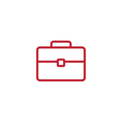 Suitcase icon vector