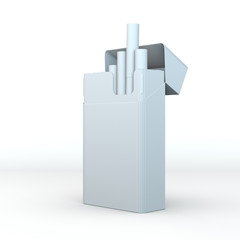Obraz premium 3d illustration of cigarette package