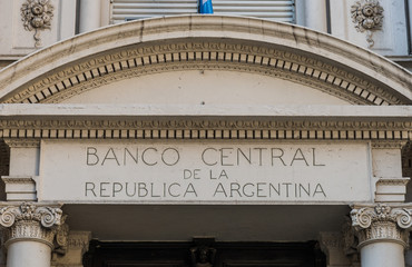 Building of the Central Bank of Argentina (BCRA) in Buenos Aires