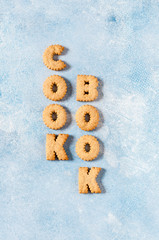 Crackers Arranged as a Word Cookbook