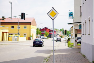 Fototapeta na wymiar Hauptstraße