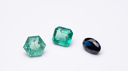 Sapphire and Emerald Gemstones