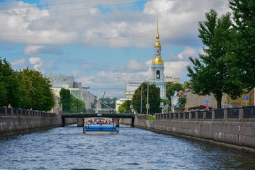 Russia, St. Petersburg Summer time scenic view