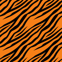 Seamless pattern with tiger stripes, design for cover, wallpaper, banner, poster