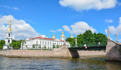 Russia, St. Petersburg Summer time scenic view