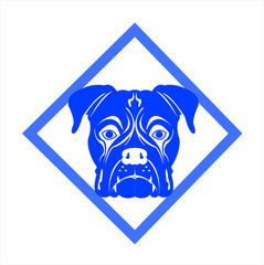 dog vector logo