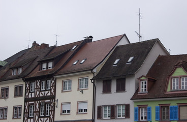 Fototapeta na wymiar Roofs of Gegenbach