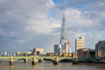 Fototapeta na wymiar Panoramic cityscape view of London.
