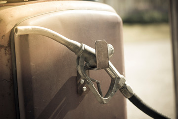 Old gas pump nozzle