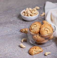 Homebaked Vegan Coconut Cashew Lemon Cookies