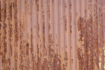 Reddish Stripped Rusty Old Metal Texture