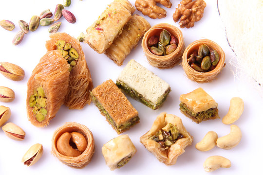 A collection of Arabic Sweets