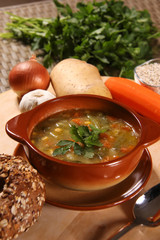 Light Vegetables Soup