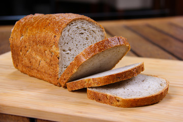 Fresh Golden Toast Bread