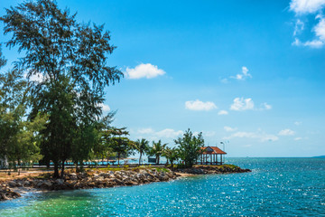Obraz premium Beautiful tropical beach in island Koh Phangan, Thailand