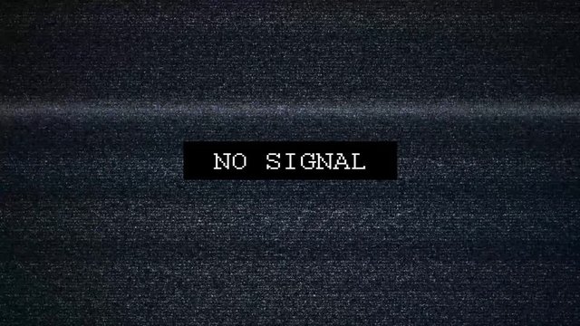 TV distorted signal with labeled.