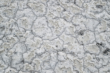 Detail of a salt pan, Botswana