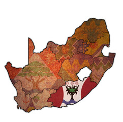 eastern cape region on administration map of south africa
