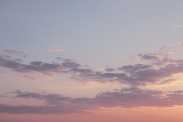pink blue pastel color cloudscape