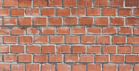 Orange brown brick background