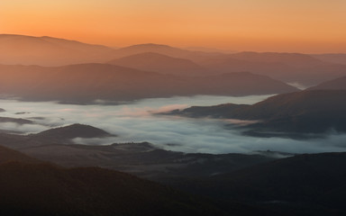 morning in the Bieszczady National Park