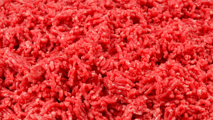 Chopped meat background.