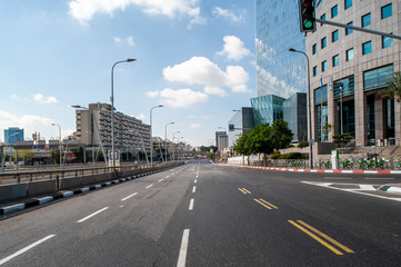 Naklejka premium Israel, Tel Aviv - 19 September 2018: Day of Yom kippur