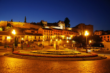 Fototapeta na wymiar Architecture of Segovia medieval city, Spain, Europe