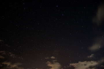 night sky with stars