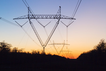 High Voltage Lines and Pylons