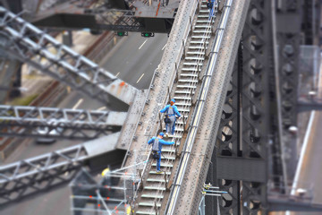 Sydney Bridge climbers