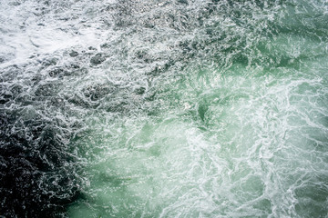 swirling water