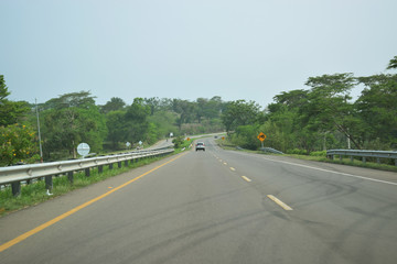 Fototapeta premium Panoramica de carretera 