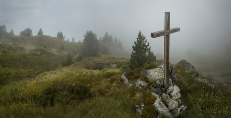Cross, Mt. Blanc, Switzerland