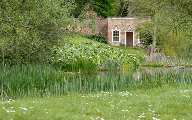 Fototapeta premium Lakeside summer house.