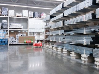 Gypsum plasterboard in the pack.