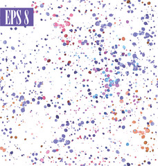 Seamless pattern with speckles. Drops of paint, small drops. Stylish abstract background.