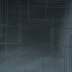 Fototapeta premium dark background square lines simple texture abstract technological art