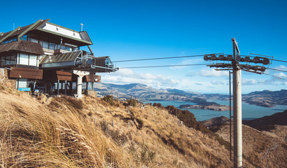 cable car on top of the mountain © Thomas